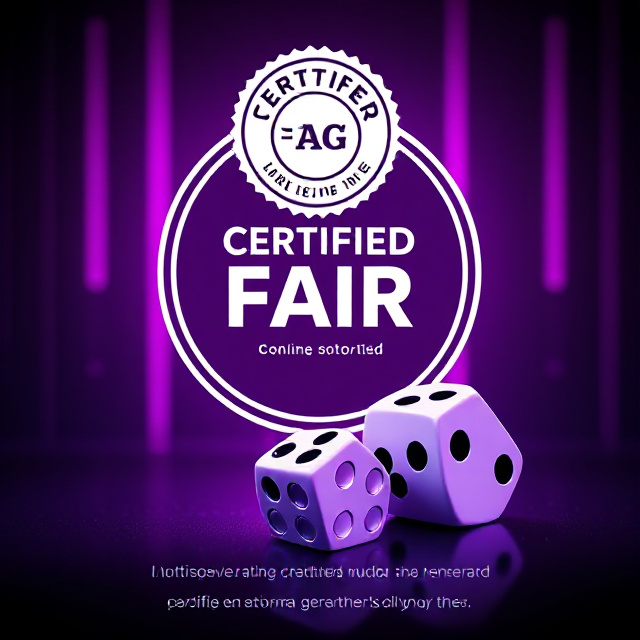 Certified fair online slot game showing expertise and fairness